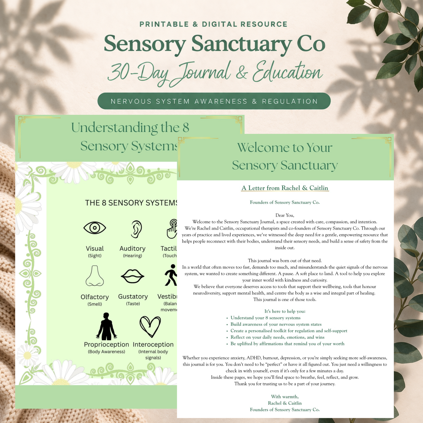 30-Day Sensory Sanctuary Journal
